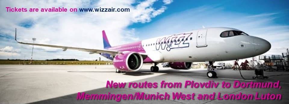 WIZZ AIR START ITS FIRST FLIGHTS FROM PLOVDIV